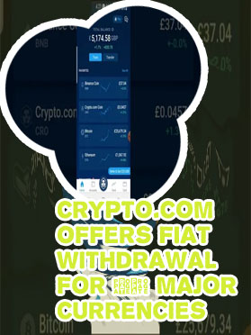 Crypto com fiat withdrawal